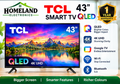 Experience Stunning Clarity with the TCL 43 Inch QLED Smart TV – Your Window to Immersive Entertainment