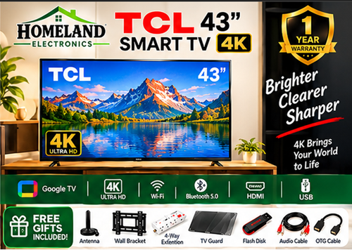 Transform Your Viewing Experience with the TCL 43 Inch 4K Ultra HD Smart TV