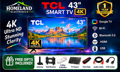 Transform Your Viewing Experience with the TCL 43 Inch 4K Ultra HD Smart TV