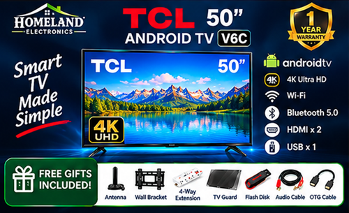 Transform Your Viewing Experience with the TCL 50V6C 4K UHD Smart TV