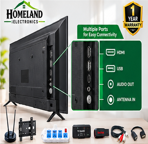 TCL 32 Inch Smart TV - Compact Full HD Entertainment with Free Gift Bundle!