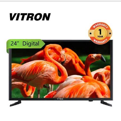 24" Inch TV Digital AC/DC HD LED TV With Inbuilt Decoder and One Year Warranty