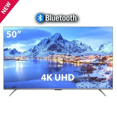 50" Inch 4K UHD Frameless Smart Android TV Inbuilt Decoder Television Netflix and YouTube  and One Year Warranty