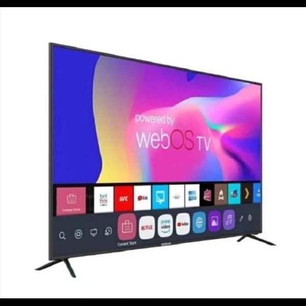 65" Inch  WebOS 4K UHD Frameless Smart Android  TV Inbuilt Decoder Television, Bluetooth Netflix and YouTube and One Year Warranty