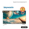 32" Inch Full HD Frameless Smart Android TV Google  Television Netflix and YouTube and One Year Warranty