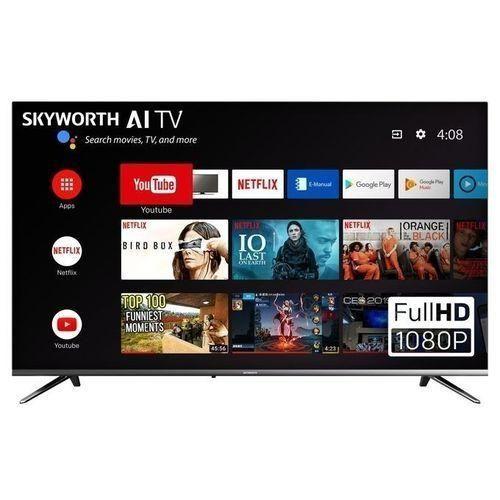 43" Inch FHD Frameless Voice Control i-Cast Android TV, Netflix, Youtube Bluetooth Television with One Year Warranty