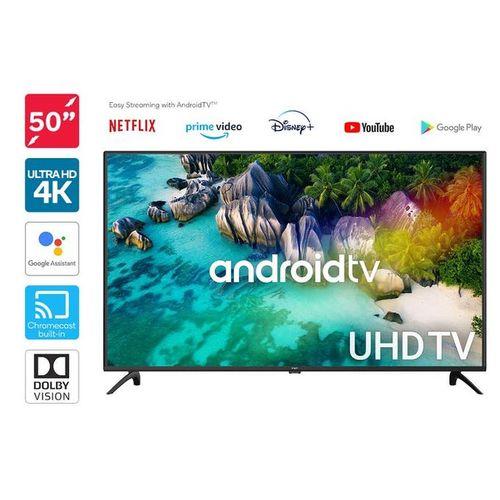 50" Inch Frameless 4K Bluetooth VIDAA OS TV Bluetooth SMART CONTENT Television Netflix, Youtube Bluetooth Television with One Year Warranty