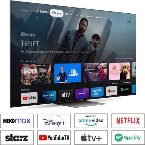 55C645 55 Inch QLED 4K Ultra HD (GoogleTV) With Dolby Vision & Dolby Atmos Youtube, Netflix- Frameless Television with One Year Warranty