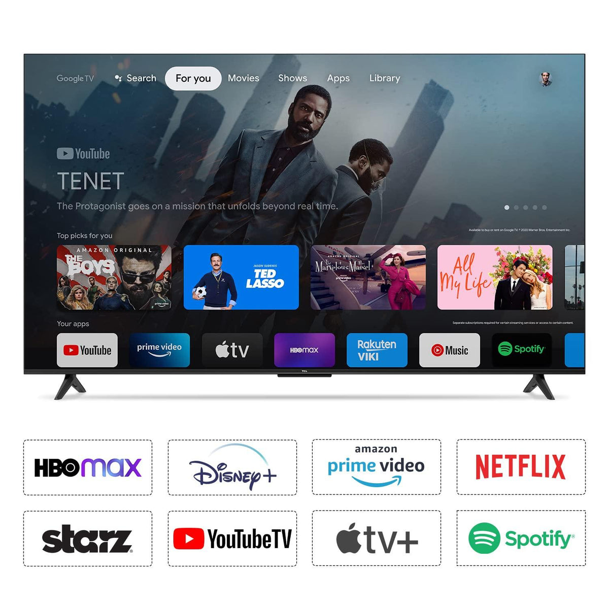 75P635 75'' Inch Smart UHD 4K With HDR Google TV Frameless -2023 Television with One Year Warranty