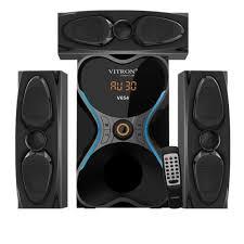 V654 3.1Ch 8,000W Multimedia Woofer Bluetooth Speaker System Subwoofer