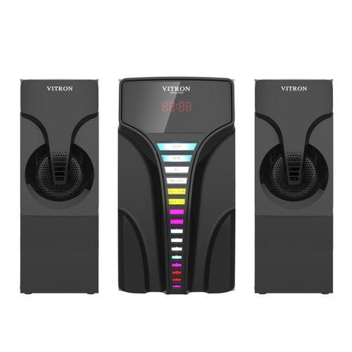 V5204 2.1Ch Multimedia Woofer Speaker System BT/USB/MP3 Subwoofer