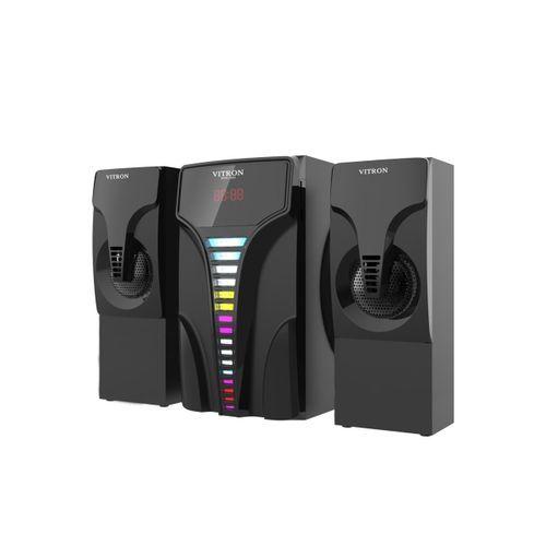 V5204 2.1Ch Multimedia Woofer Speaker System BT/USB/MP3 Subwoofer