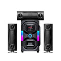 V645 3.1CH X-Bass  Multimedia Sound Speaker System Woofer  BT/FM Subwoofer