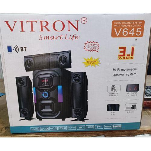V645 3.1CH X-Bass  Multimedia Sound Speaker System Woofer  BT/FM Subwoofer