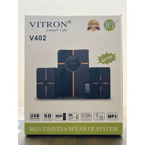 V402 2.1 CH Multimedia Sound Woofer Speaker System BT/USB/SD/FM Subwoofer