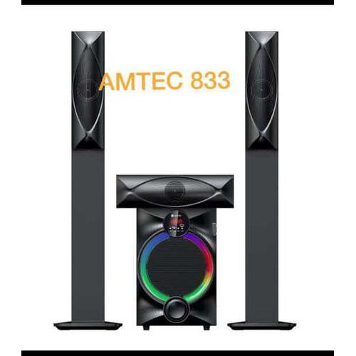AM-833 3.1 CH Tallboy Home Theater USB/bluetooth/Aux input multimedia Speaker System Subwoofer  Super Bass  20,000W PMPO