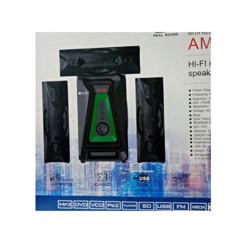 AM-316 3.1 CH   HI-FI AC/DC, BT/USB/SD/FM multimedia Speaker System Subwoofer  Sound Woofer