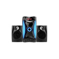 AM-003 2.1ch BT/FM Multimedia Speaker System Subwoofer  Sound Woofer  Purple/Orange