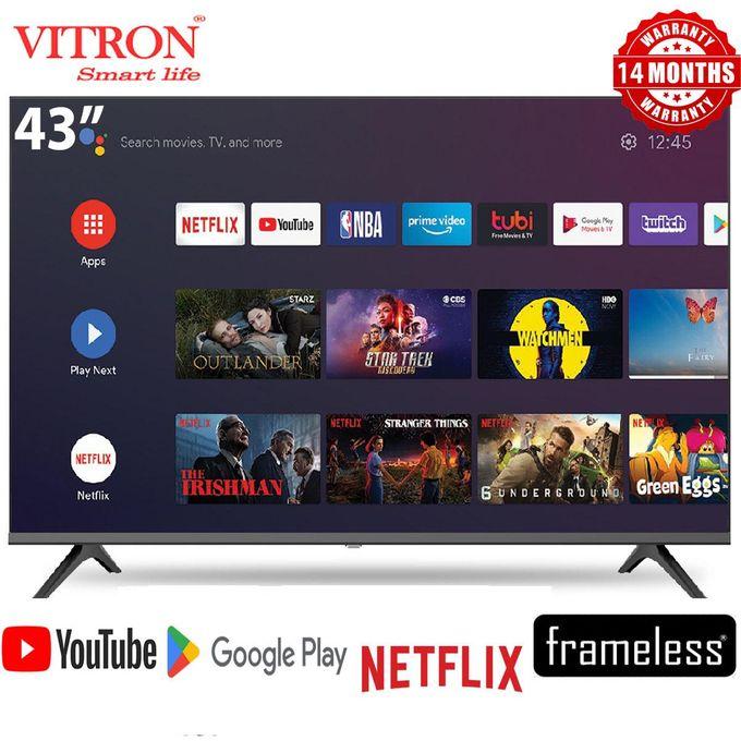 43"inch -/BLUETOOTH TV/FHD Frameless Smart& Digital Android TV InbuiltDecoder/+14MONTHS WARRANTY
