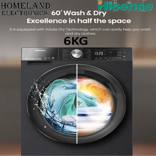 6Kg Front Load Washing Machine,Energy-Efficient Performance, High-Speed Spin Cycle, Multiple Wash Programs, LED Display & Easy Controls, 1 year warranty.