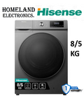8/5KG Washing Machine Front Load Wash & Dry Combo, Energy Saving, Automatic Fully+1 YRS WARRANTY