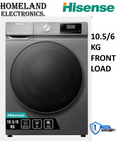 10.5/6KG Front Load Wash & Dry Washing Machine,Advanced inverter motor, Multiple wash + dry programs, Quick wash + quick dry, LED digital display,Child lock safety feature, 1 YEAR WARRANTY.