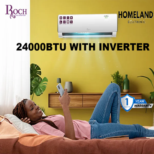 Inverter Split Air Conditioner 24000 BTU (RAC-Series),Energy-efficient, maintains consistent cooling while reducing electricity bills.R-410A (eco-friendly, efficient cooling).1 YEAR WARRANTY.
