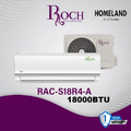 Split Air Conditioner 18000 BTU (RAC-Series)Energy-efficient, maintains consistent cooling while reducing electricity bills.R-410A (eco-friendly, efficient cooling).1 YEAR WARRANTY.