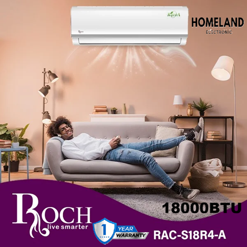 Split Air Conditioner 18000 BTU (RAC-Series)Energy-efficient, maintains consistent cooling while reducing electricity bills.R-410A (eco-friendly, efficient cooling).1 YEAR WARRANTY.