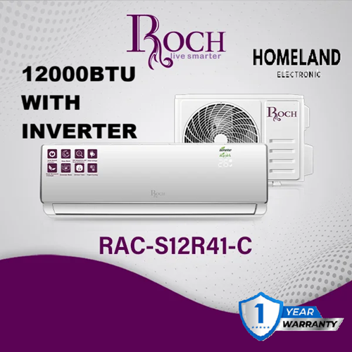 Inverter Split Air Conditioner 12000 BTU (RAC-Series),Wall Mounted Split AC, Quiet Cooling, Remote Control, 1 Year Warranty.
