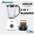 2-in-1 Blender is a versatile kitchen appliance designed to handle both blending and grinding tasks with ease. Featuring a powerful 500W motor, a spacious 1.5L 1 YEAR WARRANTY.
